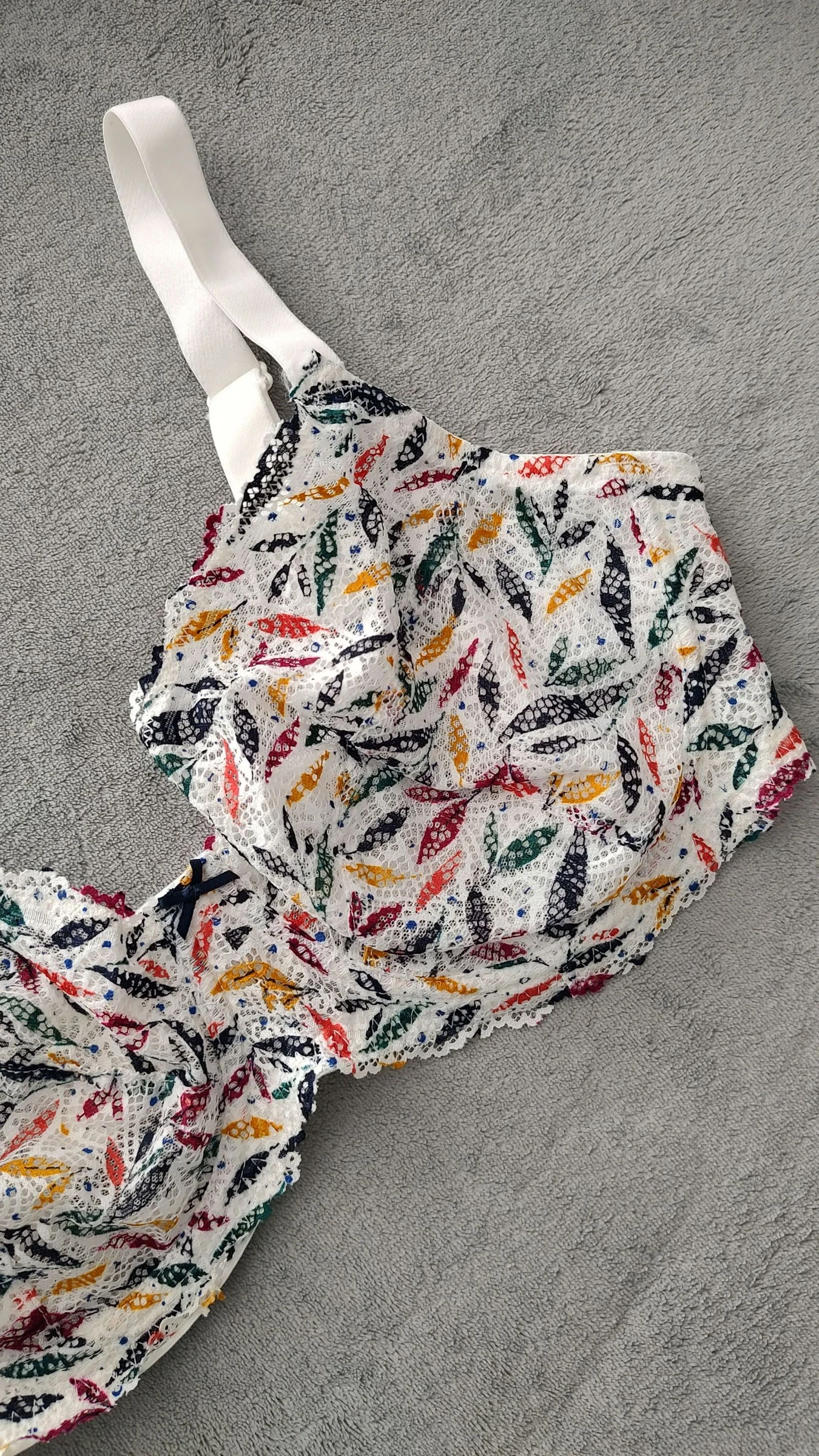 Soutien-gorge 95E neuf - In extenso - blanc à motifs colorés – photo 2